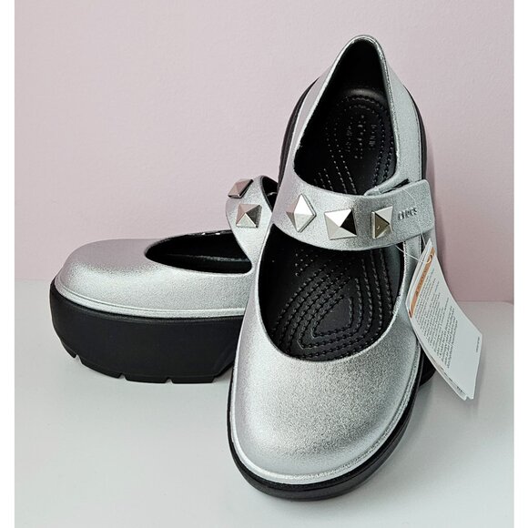 Crocs Stomp Metallic Mary Jane - Picture 3 of 8